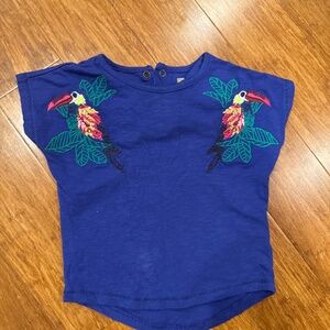 Catimini girls short sleeve summer top
